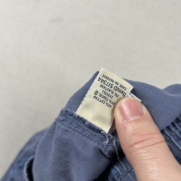 LL Bean Shorts Mens M All Over Print Boating Elastic Waist Tencel Hiking Camping - Picture 4 of 9